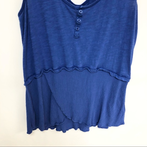 Anthropologie Keyhole Peplum Tank Sz S - Picture 4 of 10
